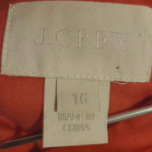 J. Crew | Women's Classic Red Rory Strapless Cocktail Dress (Size 16) - Picture 2 of 13